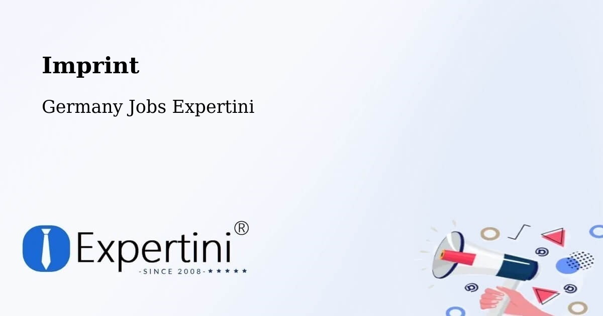 Imprint – Blaufelden - Germany Jobs Expertini
