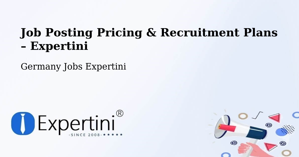 Job Posting Pricing & Recruitment Plans – Blaufelden - Blaufelden, Germany Jobs Expertini